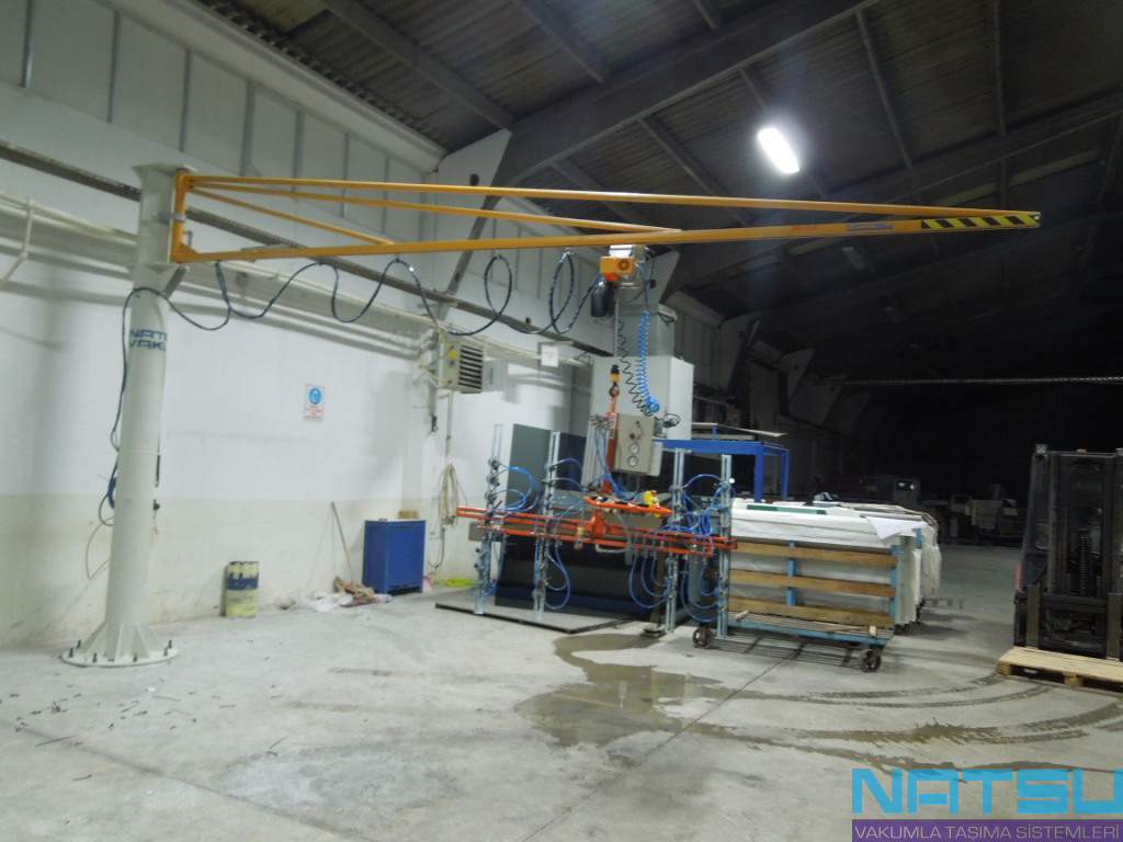 vacuum lifting machine for glass